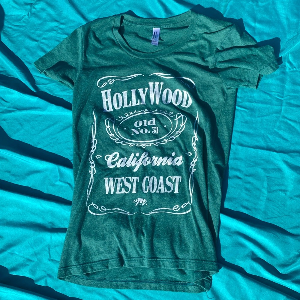 Large, Green, American Apparel Shirt